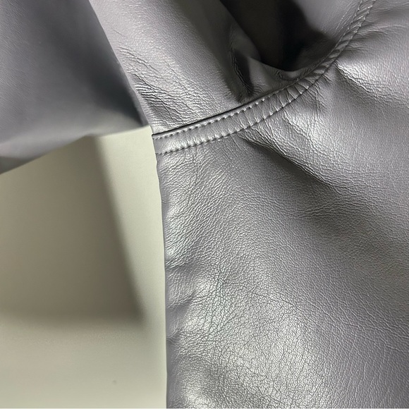 Wilfred Melina Faux Leather Pant - size 12 - peppercorn grey  - EUC - Picture 6 of 11